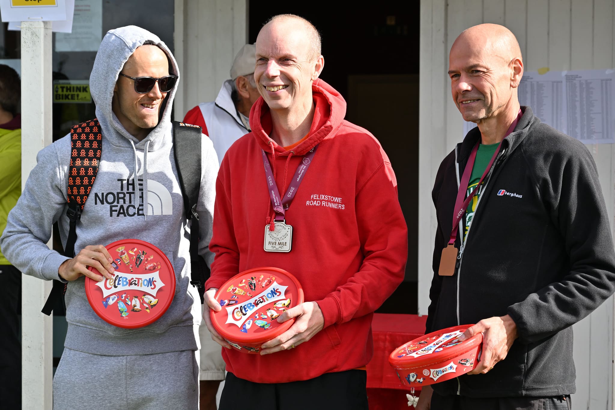 Male team winners Saxons 5 mile 2025